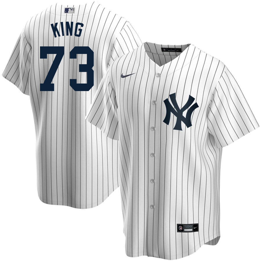 2020 Nike Men #73 Michael King New York Yankees Baseball Jerseys Sale-White